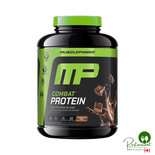 MusclePharm Combat Protein Powder 4lbs, Chocolate Milk Flavor