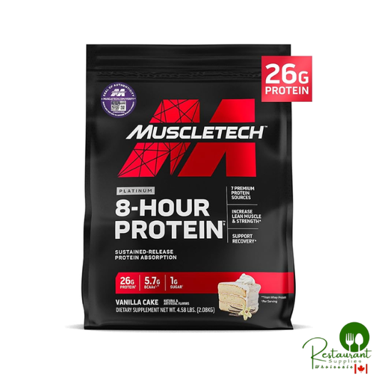 MuscleTech Platinum 8-Hour Protein Powder 4.6lbs
