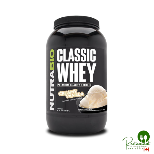 NutraBio Classic Whey Protein Powder 2lbs