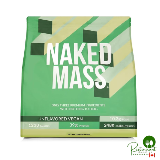 NAKED Vegan Mass - Natural Vegan Weight Gainer Protein Powder 12lbs