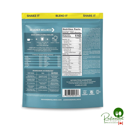 Designer Wellness, Designer Whey, Natural Whey Protein Powder with Probiotics 2lbs