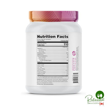 FoxyFit Protein for Her, Double Chocolate Whey Protein Powder 1.9lbs