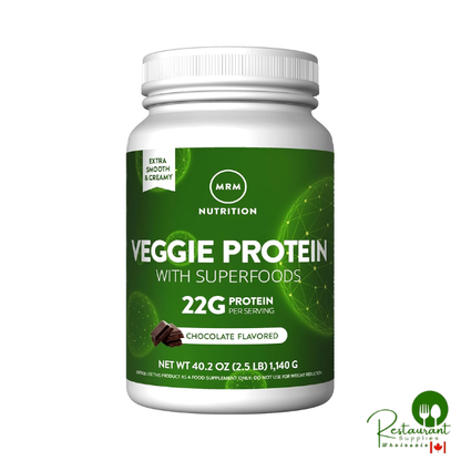MRM - Veggie Protein Powder 1.7lbs, Protein Source for Vegans