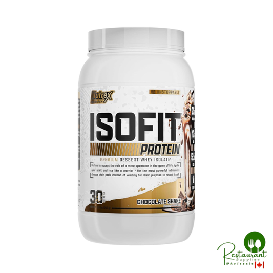 Nutrex Research IsoFit Chocolate Whey Isolate Protein Powder 100% Whey Protein Isolate 2.2lbs