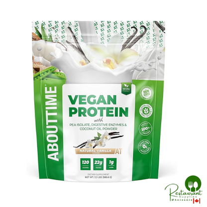 About Time Vegan Protein Powder 22g Vanilla