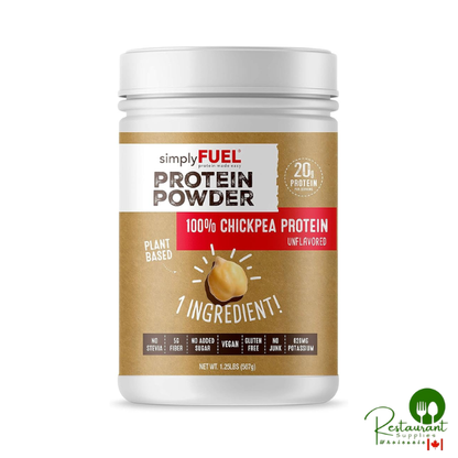 SimplyFUEL Chickpea Protein Powder, Organic & Plant-Based