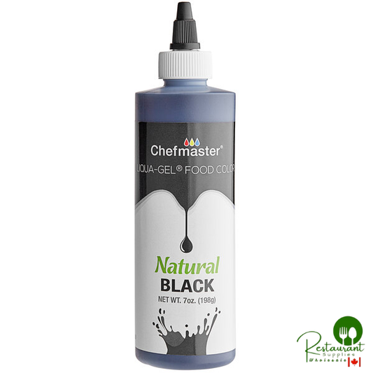 Chefmaster Natural Black Liqua-Gel Food Coloring 7 oz.