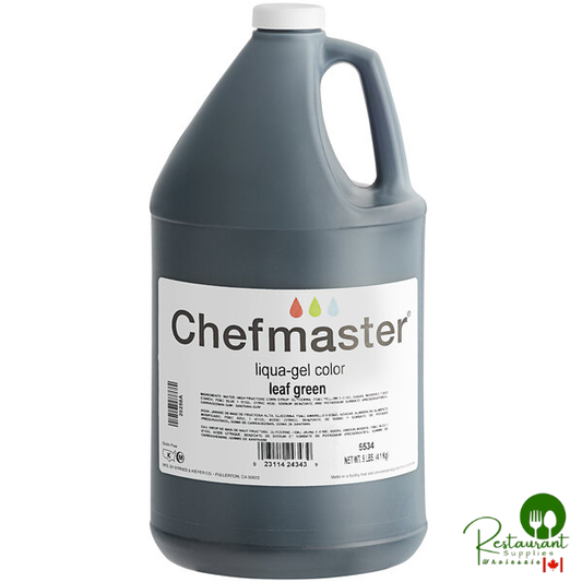 Chefmaster 1 Gallon Leaf Green Liqua-Gel Food Coloring