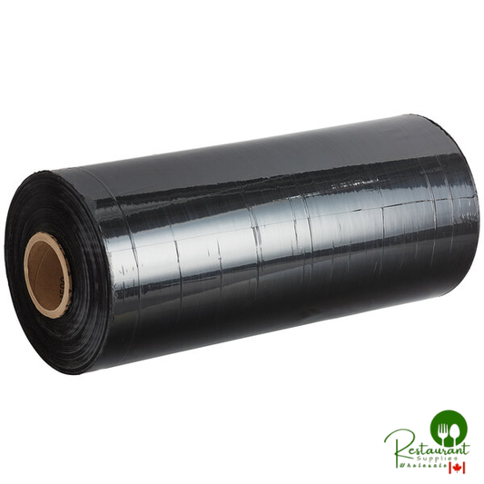 Western Plastics 20" x 5,000' 80 Gauge Black Pallet Wrap / Stretch Film BKM20