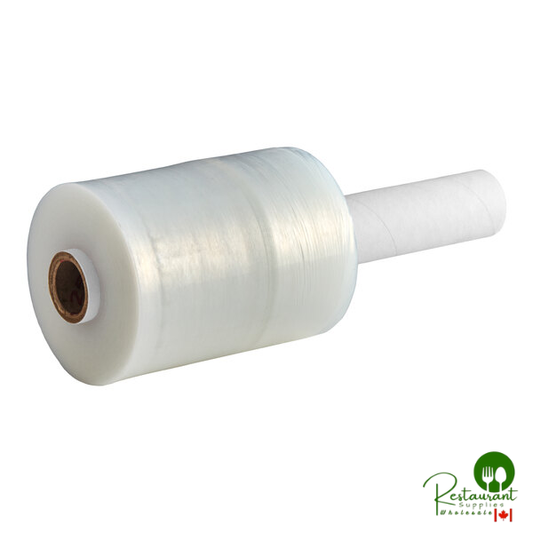 Western Plastics 5" x 1,000' Disposable 80 Gauge Banding Film / Pallet Wrap / Stretch Film DSB02 - 15/Case