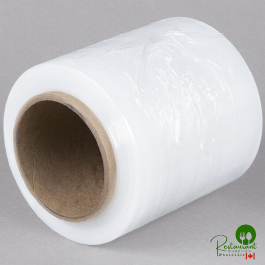 Western Plastics 5" x 1,000' 80 Gauge Stretch Banding Film / Pallet Wrap / Stretch Film SBF05 - 12/Case