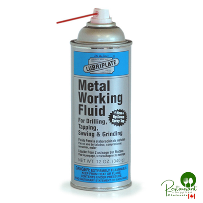 L0185-063 LUBRIPLATE METAL WORKING FLUID (SPRAY – AEROSOL) – CASE OF 12 – 12oz AEROSOL CANS
