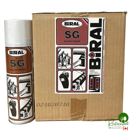 BIRAL SG SILICONE GREASE 500ML AEROSOL (16.91 FLUID OZ.) – CASE OF 12