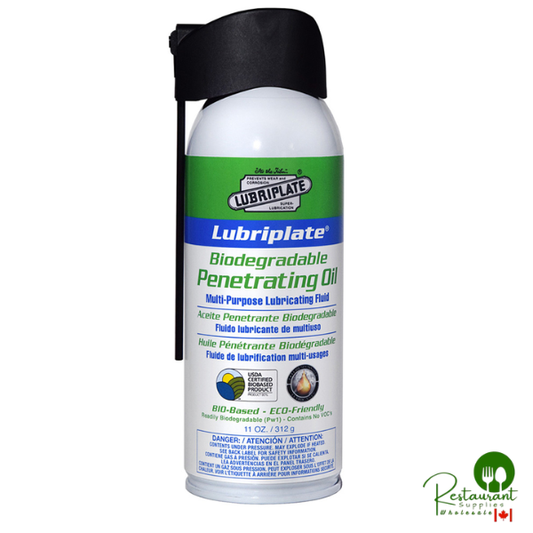 L0721-063 LUBRIPLATE BIODEGRADABLE PENETRATING OIL – CASE OF 12 – 11oz AEROSOL CANS