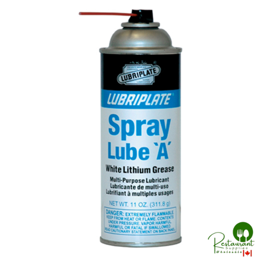 L0034-063 LUBRIPLATE SPRAY LUBE ‘A’ WHITE LITHIUM GREASE – CASE OF 12 – 11oz AEROSOL CANS