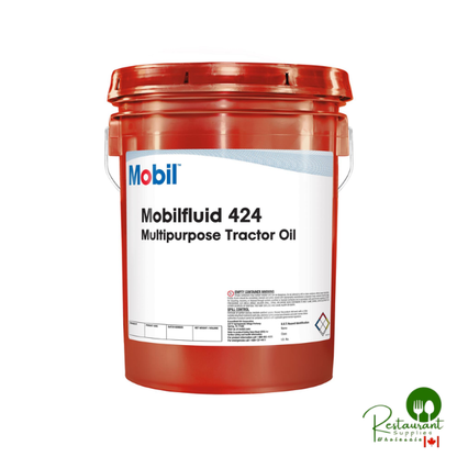 MOBIL FLUID 424 MULTI-TEMP, HYDROSTATIC DRIVE FLUID – 5 GALLON PAIL