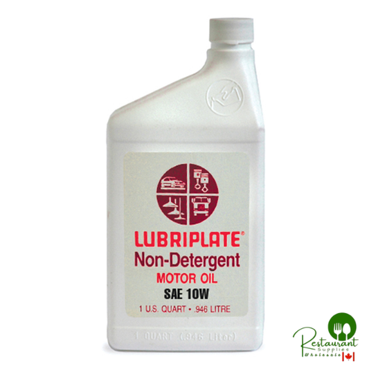L0804-054 LUBRIPLATE NON-DETERGENT MOTOR OIL SAE 10W – CASE OF 12 – 1 QUART BOTTLES