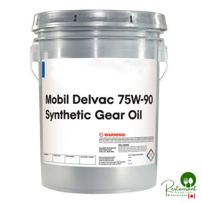 MOBIL DELVAC 1 75W-90 100% SYNTHETIC GEAR OIL 38# – 5 GALLON PAIL