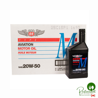 P66M20/50FT Phillips 66 Type M 20w50 – CASE OF 12 – 1 QUART BOTTLES