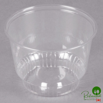 Solo SD8 8 oz. Clear Plastic Sundae Cup - 1,000/Case