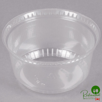 Solo SDL12 12 oz. Clear Plastic Sundae Lid - 1,000/Case