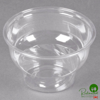 Fabri-Kal Indulge DE8 8 oz. Clear PET Sundae Cup - 1,000/Case
