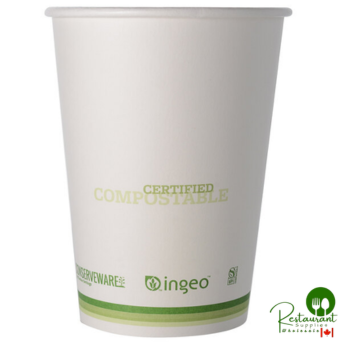 Fineline 42FC32 Conserveware 32 oz. PLA Lined Compostable Food Container - 500/Case