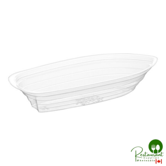12 oz. Clear Plastic Banana Split Boat By Prime - 500/Case