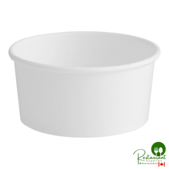 6 oz. White Double Poly-Coated Paper Food Cup By Prime - 1,000/Case