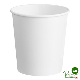 16 oz. White Double Poly-Coated Paper Food Cup By Prime - 500/Case