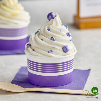 6 oz. Purple Paper Frozen Yogurt / Food Cup By Prime - 1,000/Case
