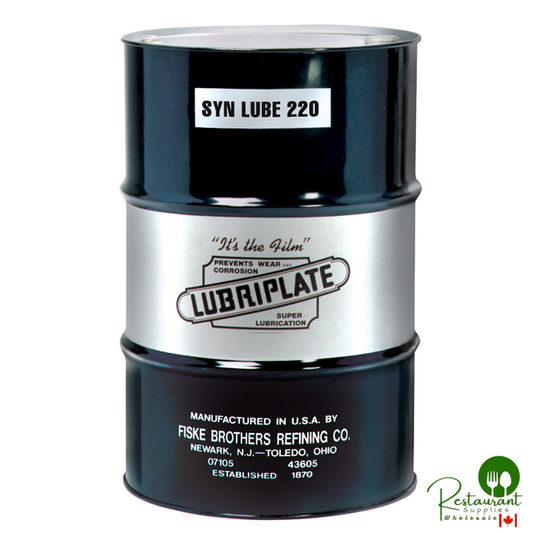 L0975-062 LUBRIPLATE SYN LUBE 220 (100% SYNTHETIC COMPRESSOR / CIRCULATING FLUID) – 55 GALLON DRUM