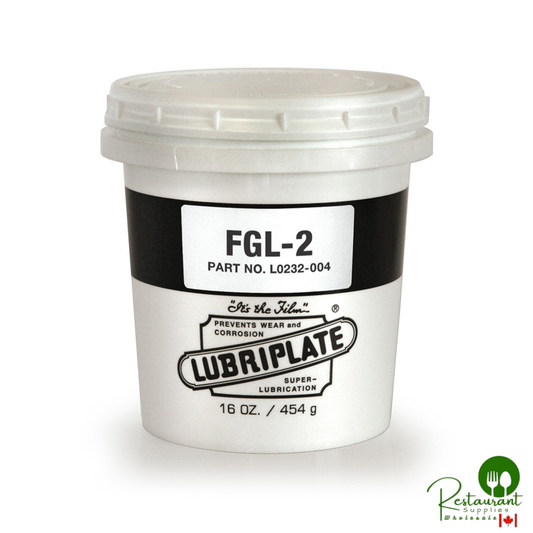 L0232-004 LUBRIPLATE FGL-2 SEVERE DUTY FOOD GRADE GREASE – CASE OF 12 – 16OZ TUBS