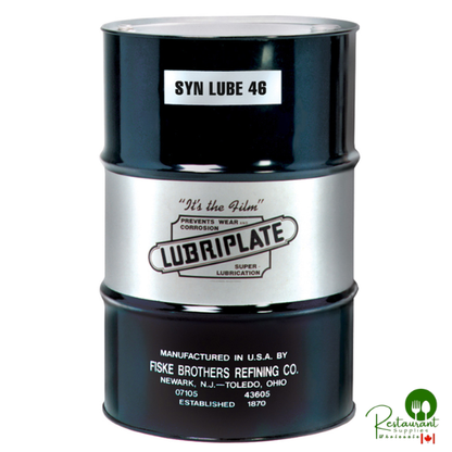 L0971-062 LUBRIPLATE SYN LUBE 46 (ISO-46, PAO-ESTER 100% SYNTHETIC SCREW COMPRESSOR OIL) – 55 GALLON DRUM