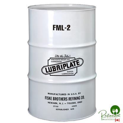 L0145-040 LUBRIPLATE SUPER FML-2 USP White Mineral-Oil Based Food Grade Grease – 55 GALLON DRUM