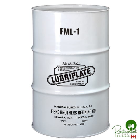L0144-040 LUBRIPLATE SUPER FML-1 USP White Mineral-Oil Based Food Grade Grease – 55 GALLON DRUM