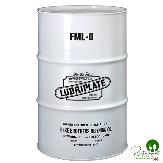 L0143-040 LUBRIPLATE SUPER FML-0 USP White Mineral-Oil Based Food Grade Grease – 55 GALLON DRUM