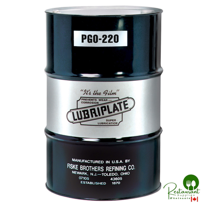 L0838-062 LUBRIPLATE PGO-220, 100% POLYALKYLENE GLYCOL (PAG) GEAR OIL, ISO-220 – 55 GALLON DRUM [REPLACES MOBIL GLYGOYLE 30, ISO-220]