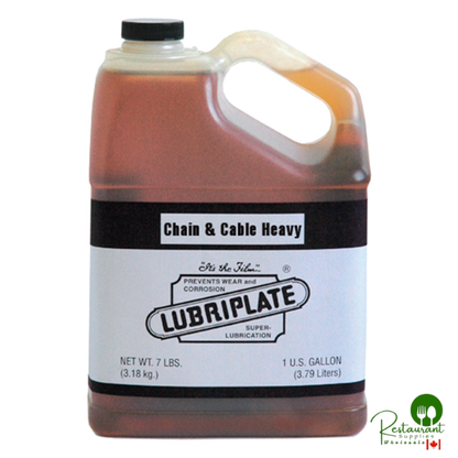 L0136-007 LUBRIPLATE CHAIN & CABLE HEAVY – CASE OF 4 – 1 GALLON JUGS