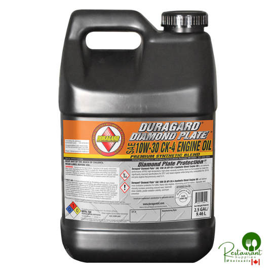 DURAGARD® DIAMOND PLATE® CK-4 10W30 PREMIUM LOW EMISSIONS, 10.0 TBN SYNTHETIC BLEND API-CK-4/SM – 2.5 GALLON JUG SINGLE