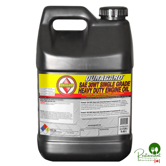 DURAGARD® PREMIUM FLEET HD 30W, LOW ASH ENGINE OIL – 2.5 GALLON JUG – SINGLE