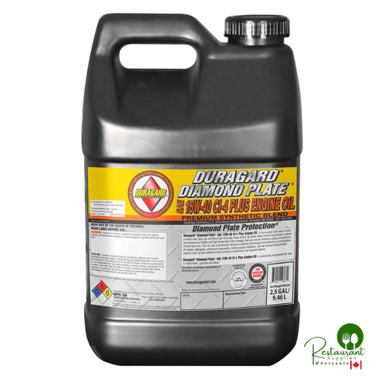 DURAGARD® DIAMOND PLATE® 15W40, PREMIUM LONG LIFE 12 TBN SYNTHETIC BLEND, HIGH ZINC OIL, CI-4 PLUS/SL – 2.5 GAL JUG -SINGLE