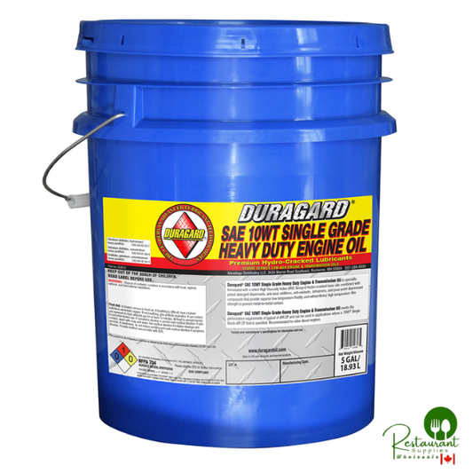 DURAGARD® FLEET 10W, PREMIUM GROUP-II LOW ASH ENGINE & HYDRAULIC OIL – 5 GALLON PAIL