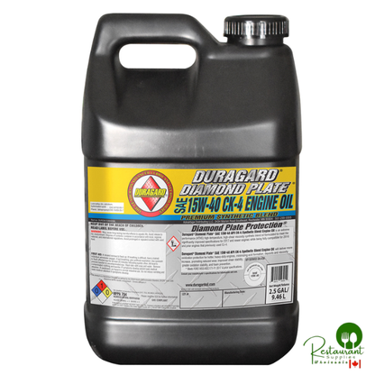 Duragard Diamond Plate CK-4 15W40 Premium Low Emissions, 10.0 TBN Synthetic Blend – API Certified CK-4/SN – 2.5 GALLON JUG – SINGLE