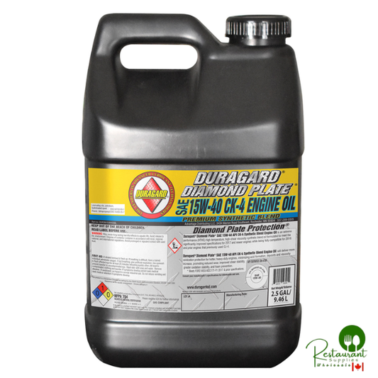 Duragard Diamond Plate CK-4 15W40 Premium Low Emissions, 10.0 TBN Synthetic Blend – API Certified CK-4/SN – 2.5 GALLON JUG – SINGLE