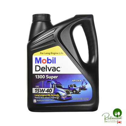 MOBIL DELVAC 1300 CK-4 15W-40 DIESEL ENGINE OIL – CASE OF 4 – 1 GALLON JUGS