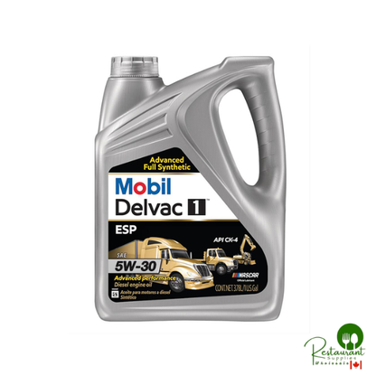 MOBIL DELVAC 1 ADVANCED SYNTHETIC 5W30 CK-4 100% SYNTHETIC DIESEL ENGINE OIL (FORMERLY LE 5W30) – CASE OF 4 – 1 GALLON JUGS