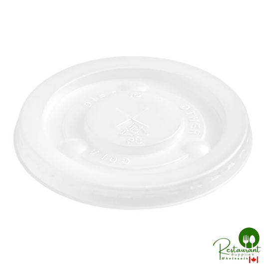 WNA Comet Frost-Flex 16 oz. Translucent Lid with Straw Slot - 1,000/Case