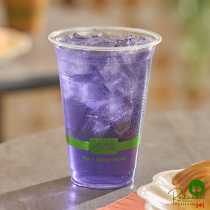 World Centric 16 oz. PLA Plastic Compostable Cold Cup - 1,000/Case