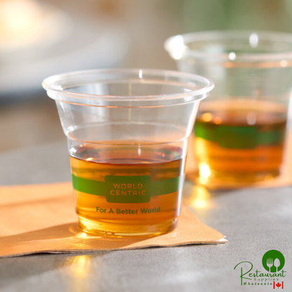 World Centric 5 oz. PLA Plastic Compostable Cold Cup - 2,000/Case